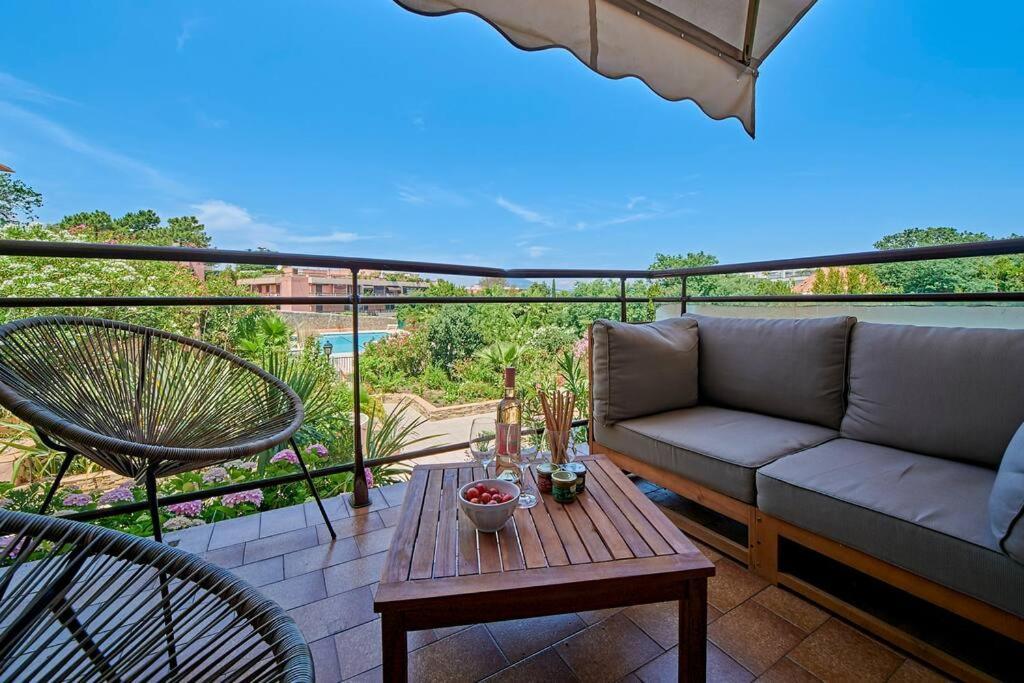 Apartamento Sunrise -Swimming-Pool-Saint-Tropez Center-Parking Exterior foto